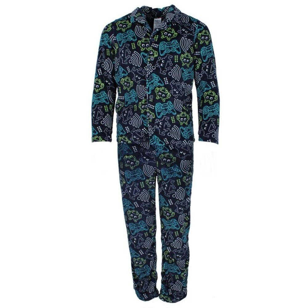 Only Boys Boy's Video Game Velvet Pajama Set